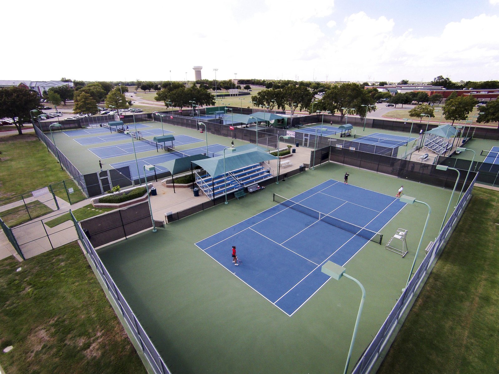 Tennis Courts at the Plano Campus