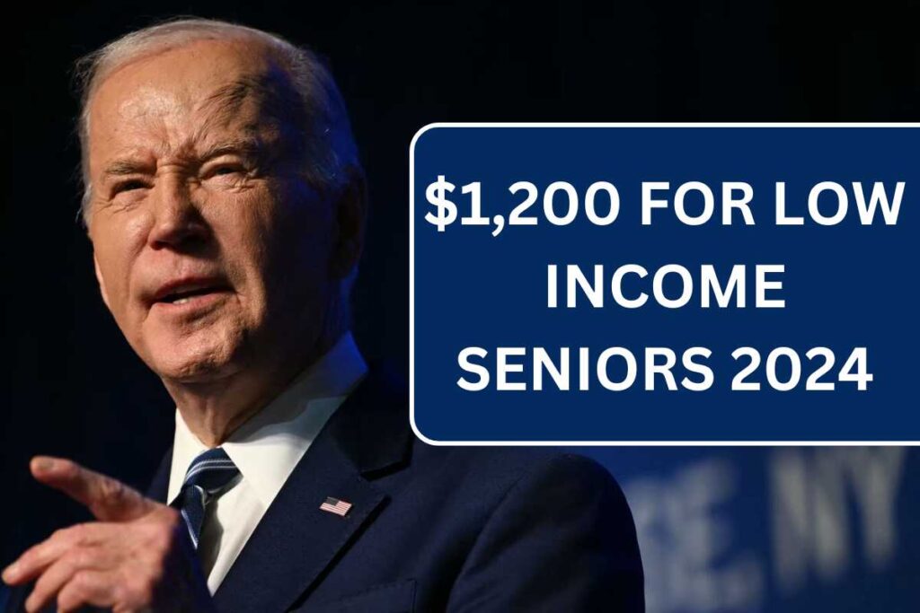 $1,200 for Low-Income Seniors September 2024