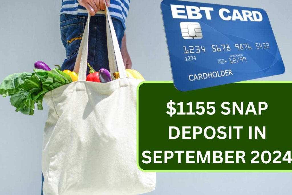 $1155 SNAP Deposit In September 2024: Check Food Stamp Eligibility & Payment Dates