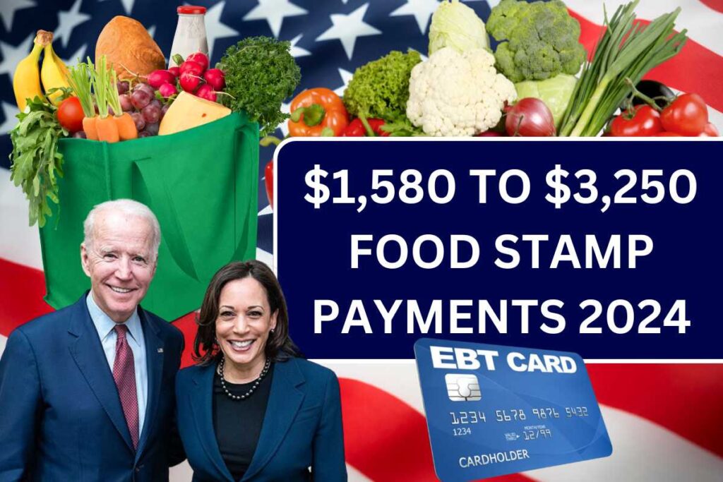 $1,580 To $3,250 Food Stamp Payments For September 2024