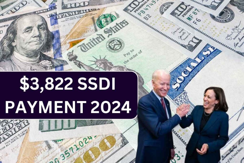 $3,822 SSDI Payment 2024, Check Eligibility, Payout Schedule