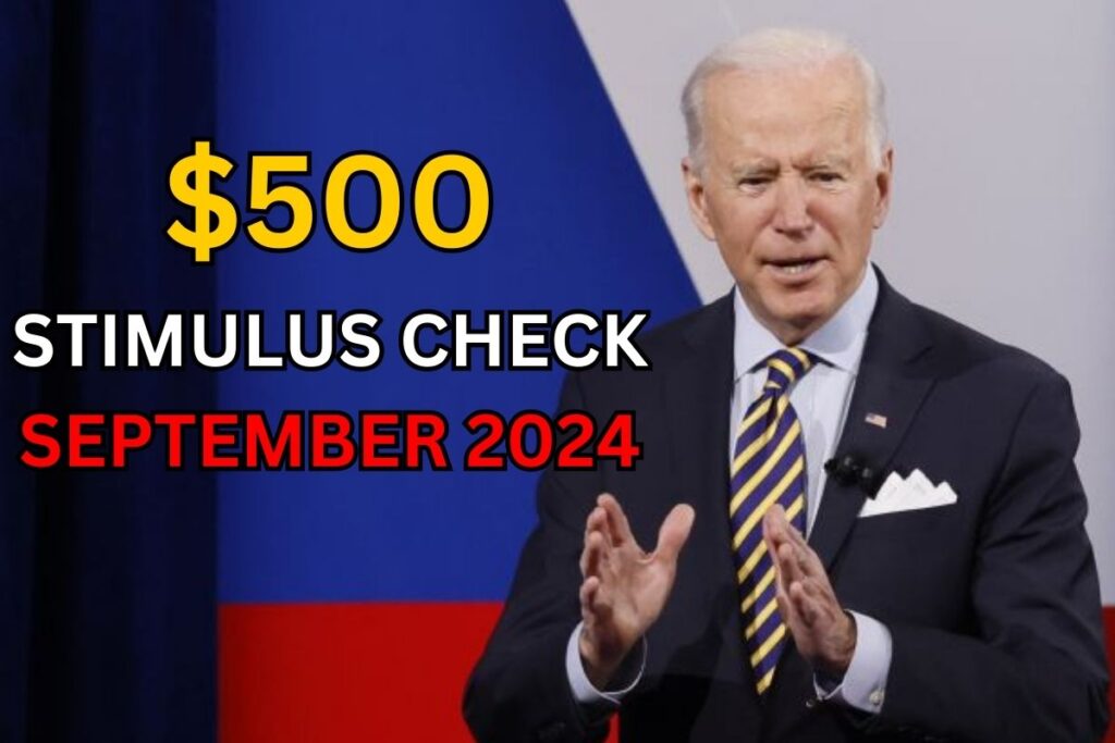 $500 Monthly Stimulus Check Sep 2024