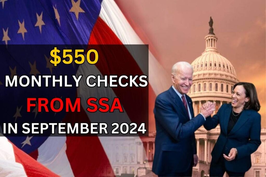 $550 Average Monthly Checks from SSA In September 2024