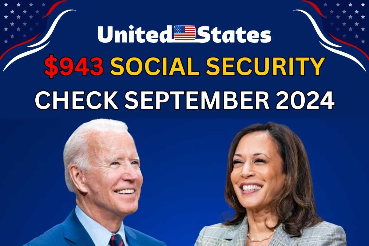 $943 Social Security Check September 2024