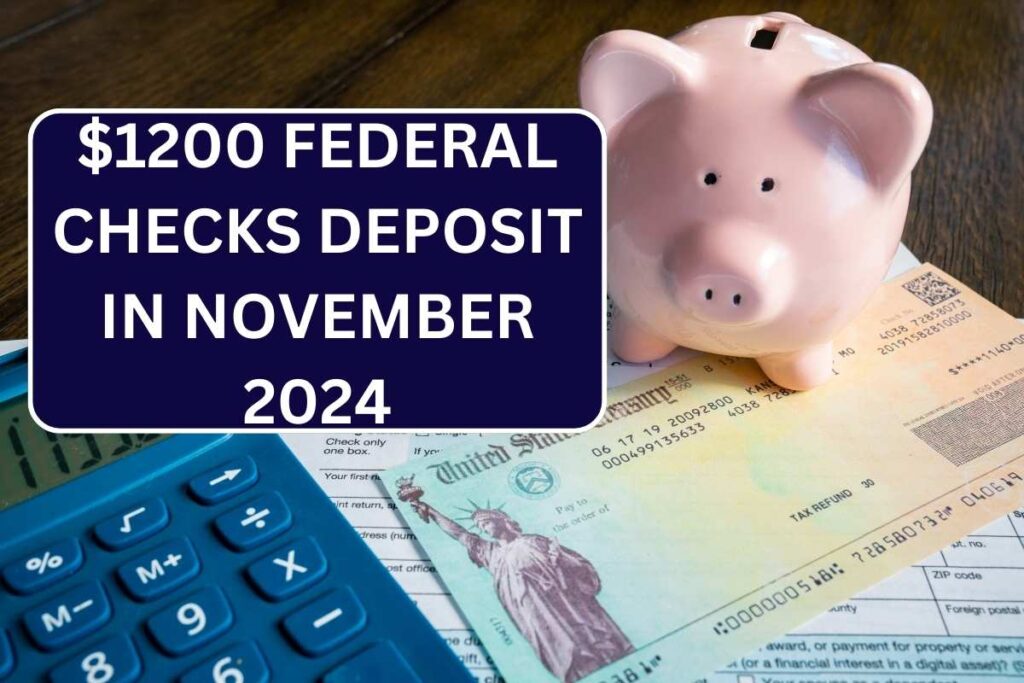 $1200 Federal Checks Deposit In November 2024